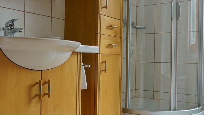 Wohnbereich im Super-Size-Appartement der Pension Wanderruh in Grünau im Almtal