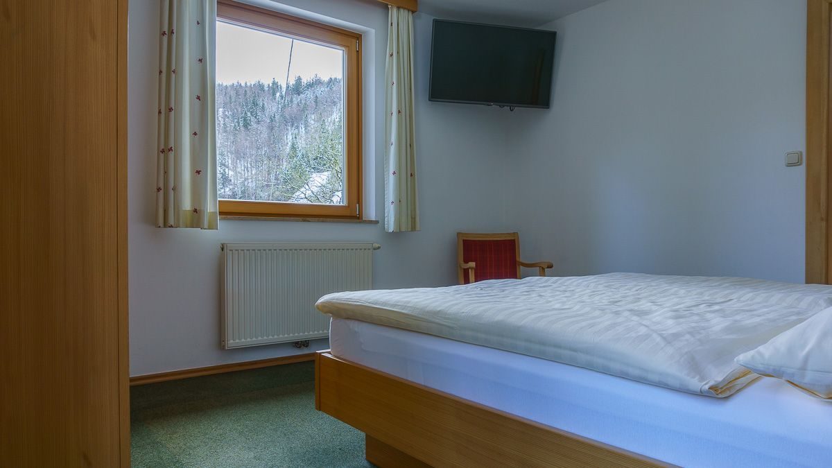 Wohnbereich im Appartement der Pension Wanderruh in Grünau im Almtal