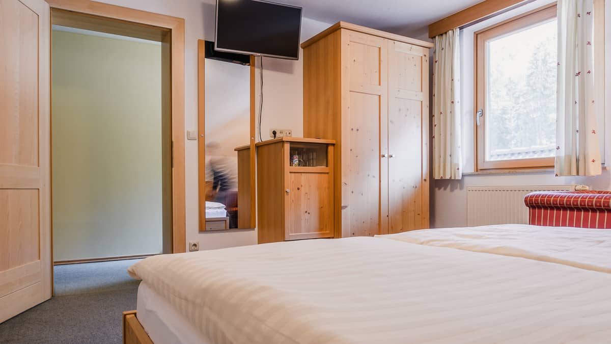 Budget Doppelzimmer der Pension Wanderruh in Grünau im Almtal