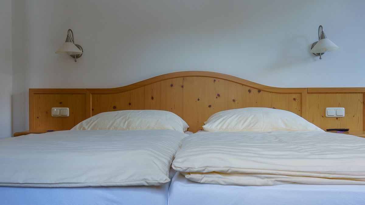 Schlafzimmer – Ferienwohnung (ca. 45 m²), Pension Wanderruh in Grünau im Almtal